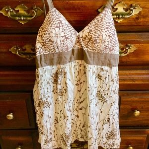 DIMIRI White & Brown Sundress